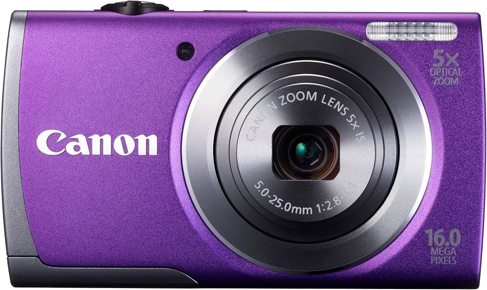 Amazon | Canon デジタルカメラ PowerShot A3500 IS(パープル) 広角