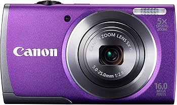 Amazon | Canon デジタルカメラ PowerShot A3500 IS(パープル) 広角