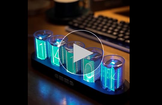 Amazon.com: GUAZI STORE Imitation Nixie Tube Clock RGB Creative