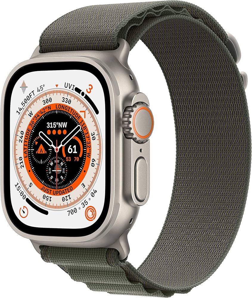 Amazon.com: Apple Watch Ultra [GPS + Cellular 49mm] Titanium Case