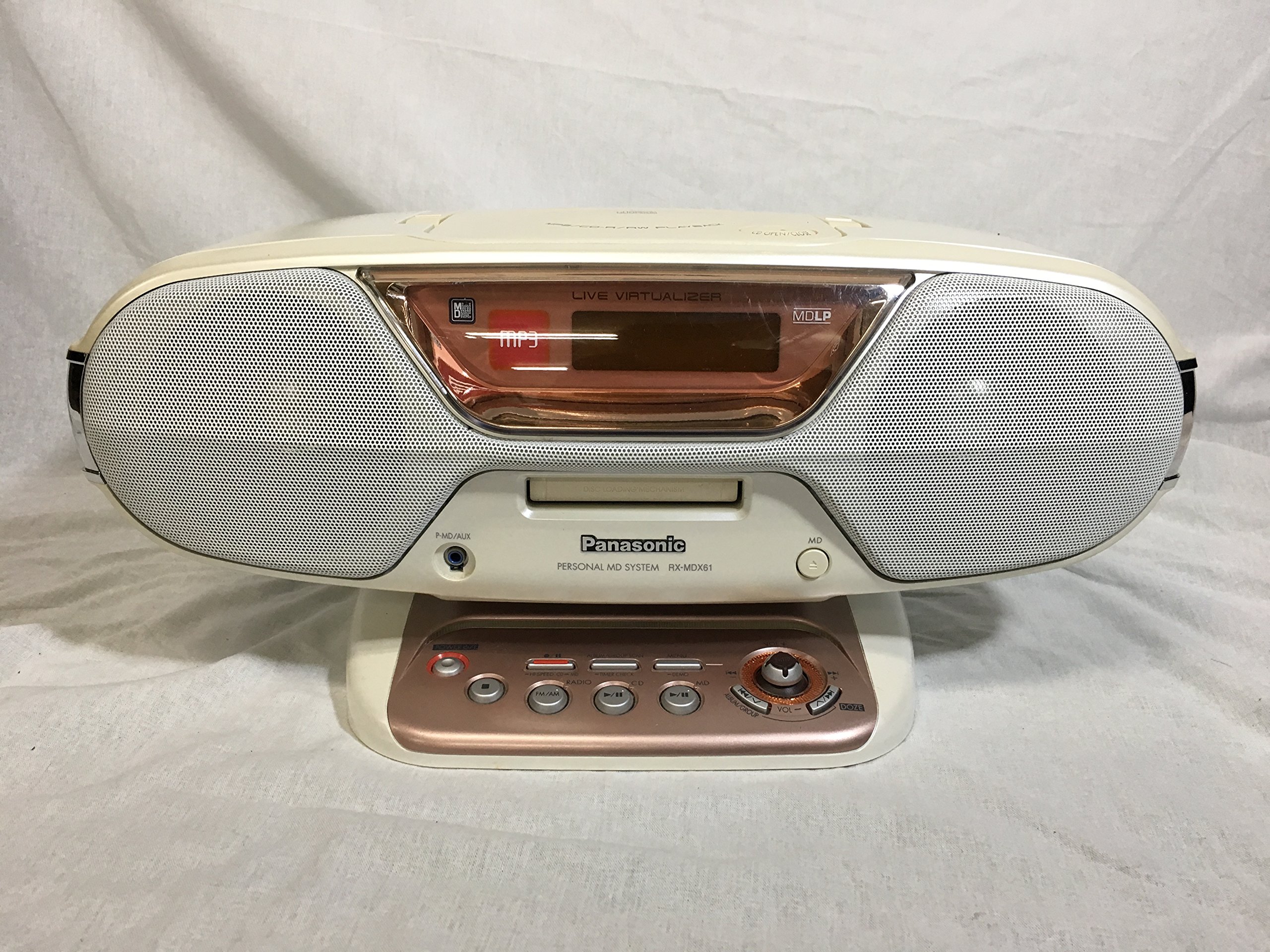 Amazon.co.jp: パナソニック パーソナルMDシステム ホワイト RX-MDX61