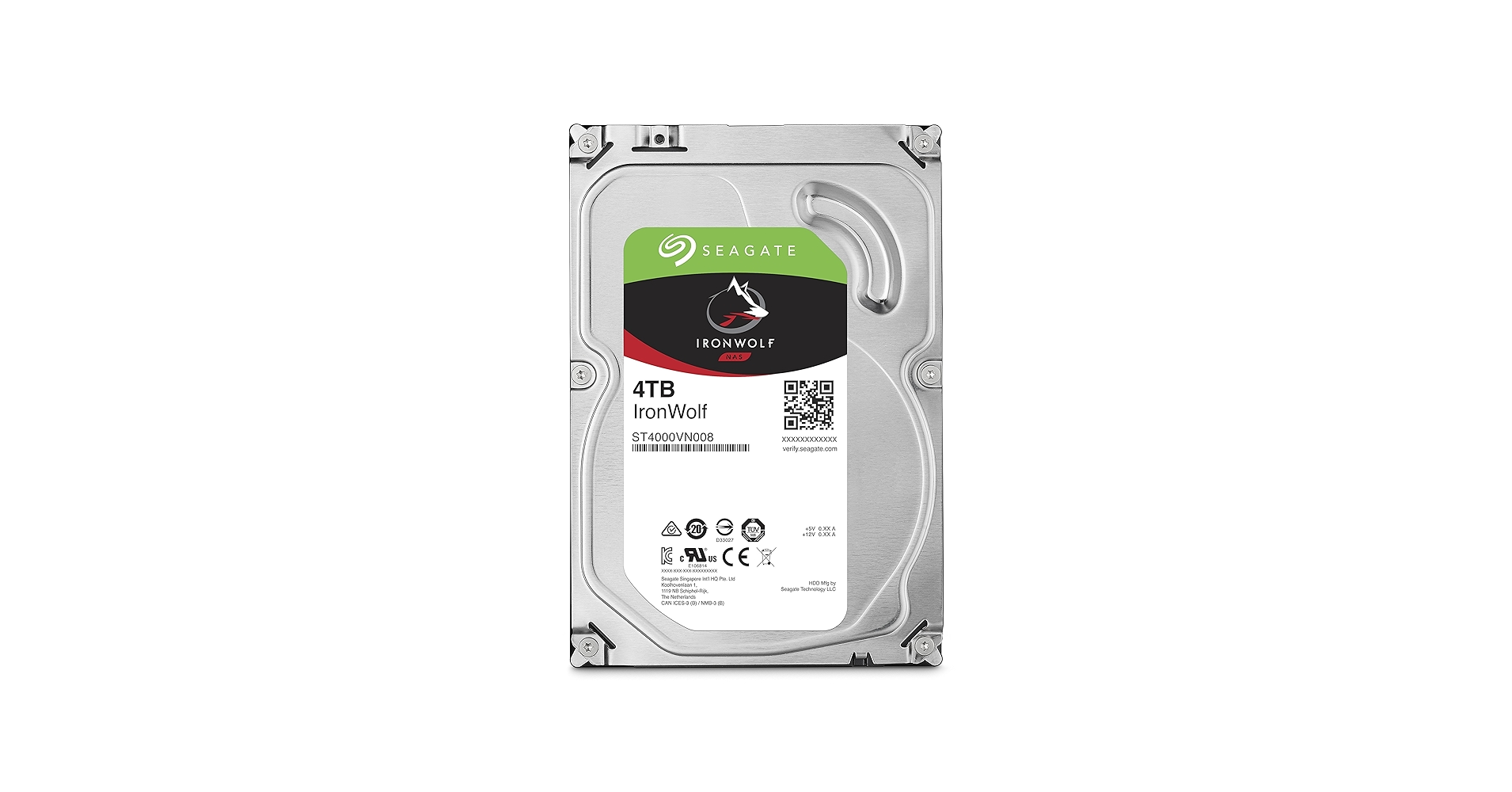Amazon.com: Seagate 4TB IronWolf NAS SATA Hard Drive 6Gb/s 256MB