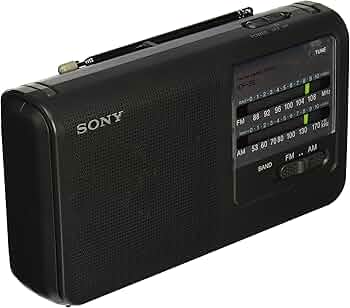Amazon.com: Sony ICF38 Portable AM/FM Radio (Black) : Electronics