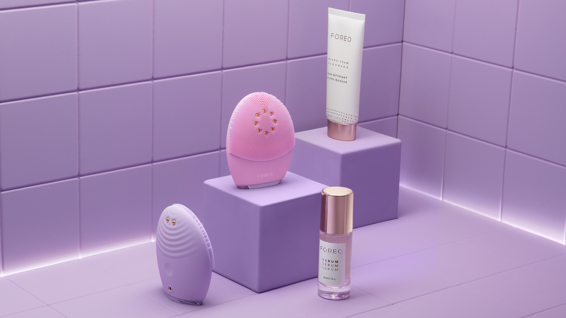 FOREO LUNA 3 plus Sensitive skin - Silicone Facial Cleansing Brush