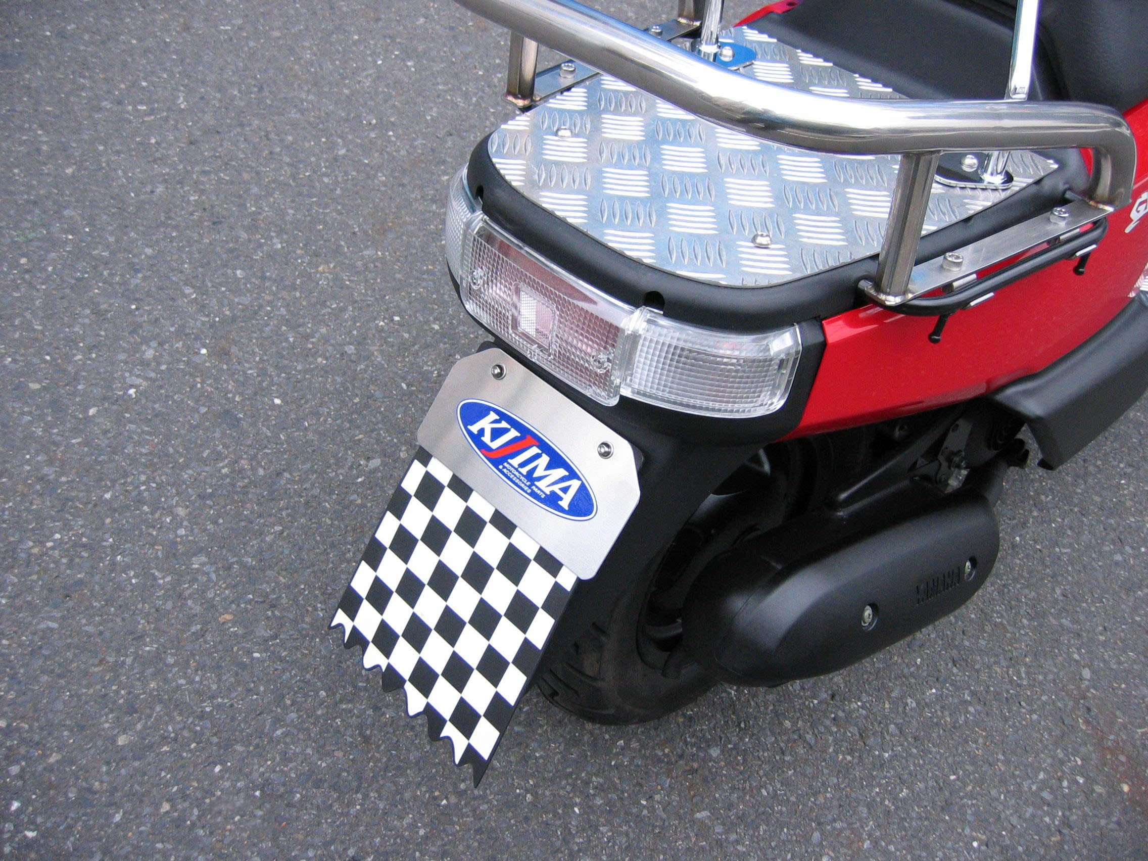 Amazon | キジマ(Kijima) バイクパーツ フェンダーフラップ リア