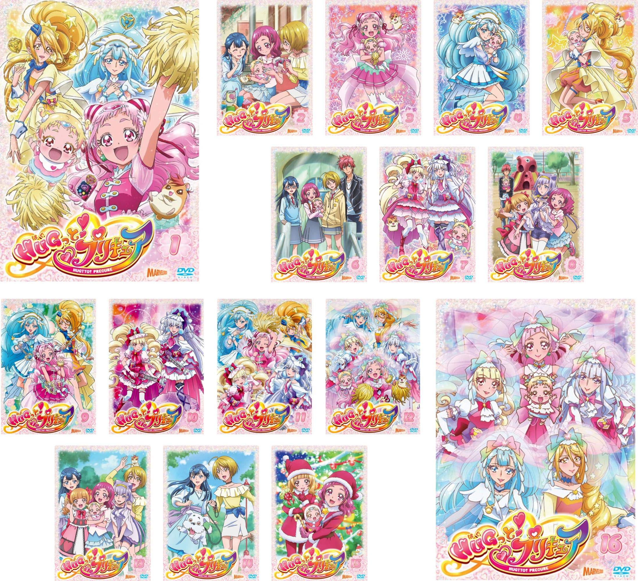 プリキュアDVD テレビシリーズ 7種セット（レンタル落ち） プリキュア