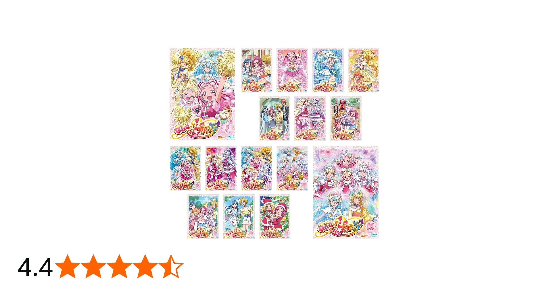 Amazon.co.jp: HUGっと! プリキュア [レンタル落ち] 全16巻セット