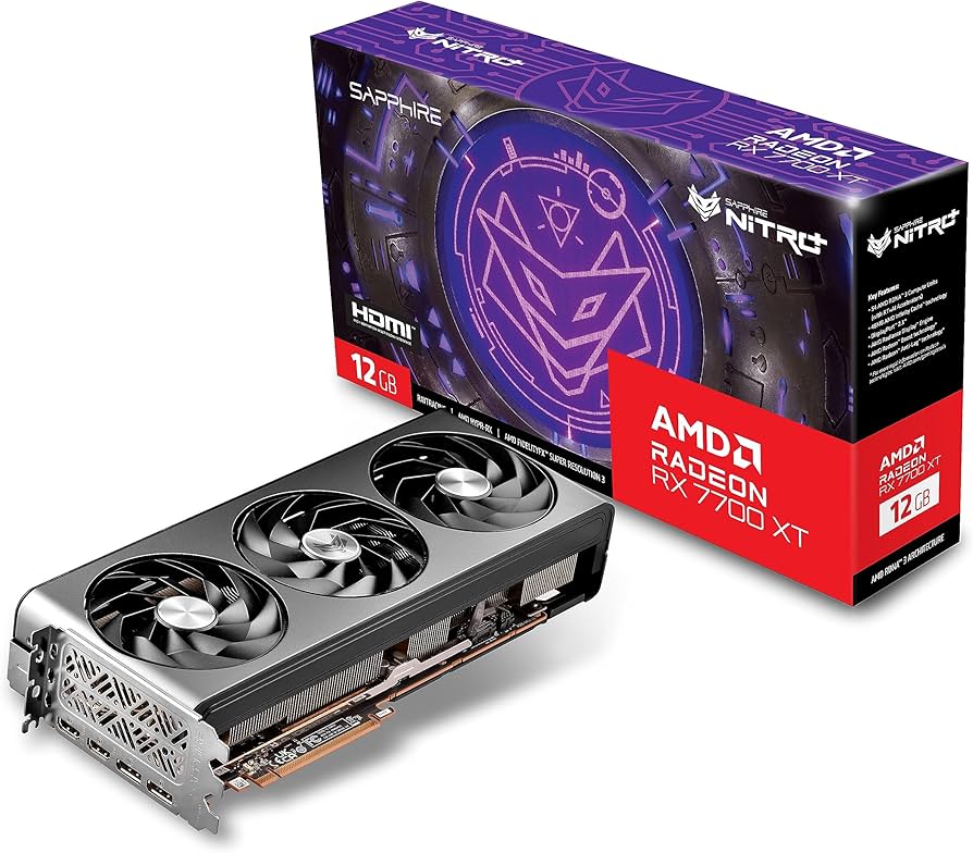 Amazon.com: Sapphire 11335-02-20G Nitro+ AMD Radeon RX 7700 XT