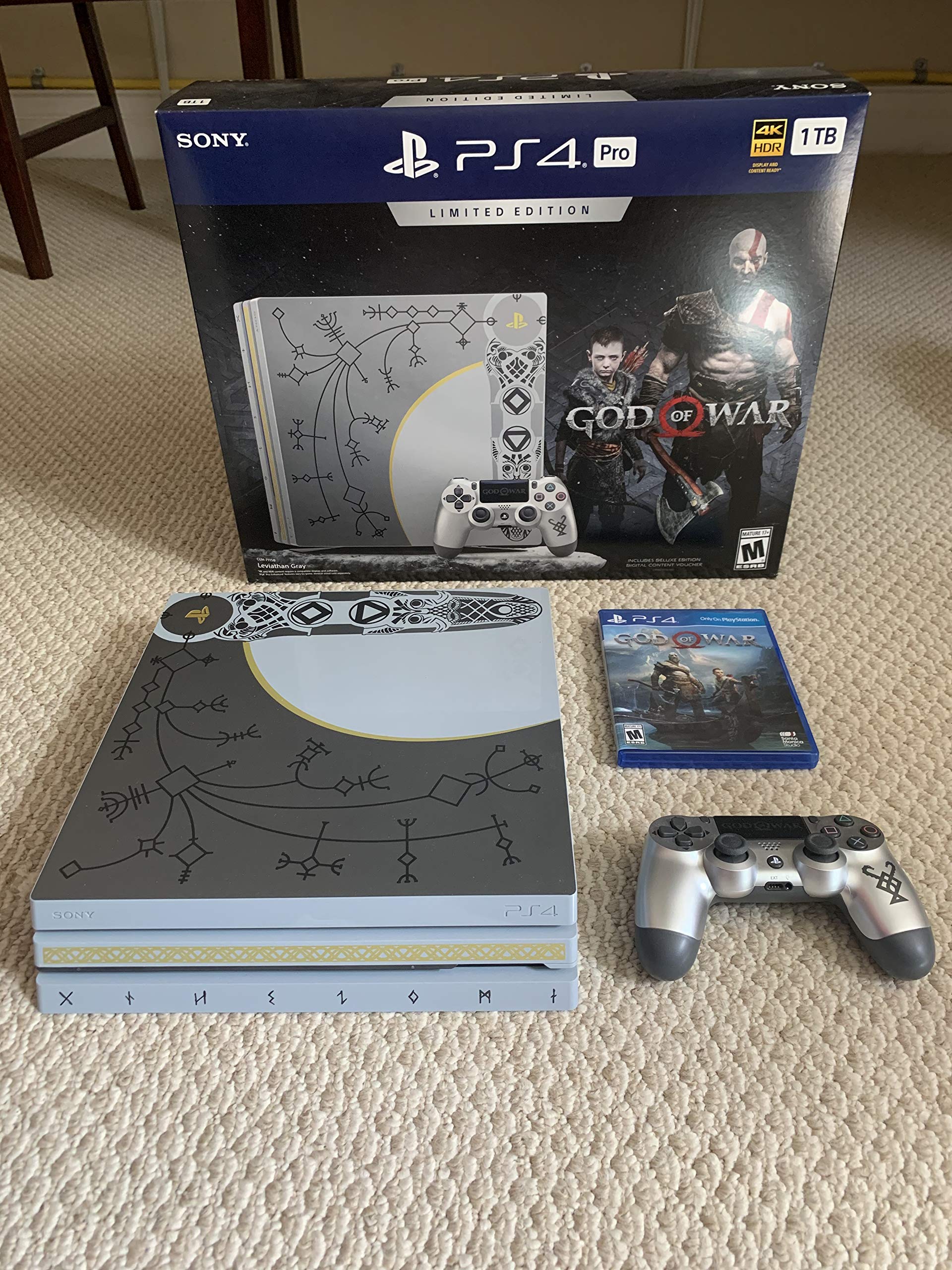 Amazon.com: PlayStation 4 Pro 1TB Limited Edition Console - God of