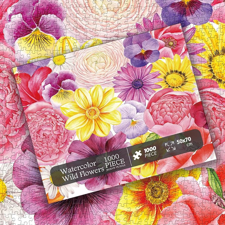 Amazon | 大人用フラワーパズル 野花 植物 花 ジグソーパズル 1000