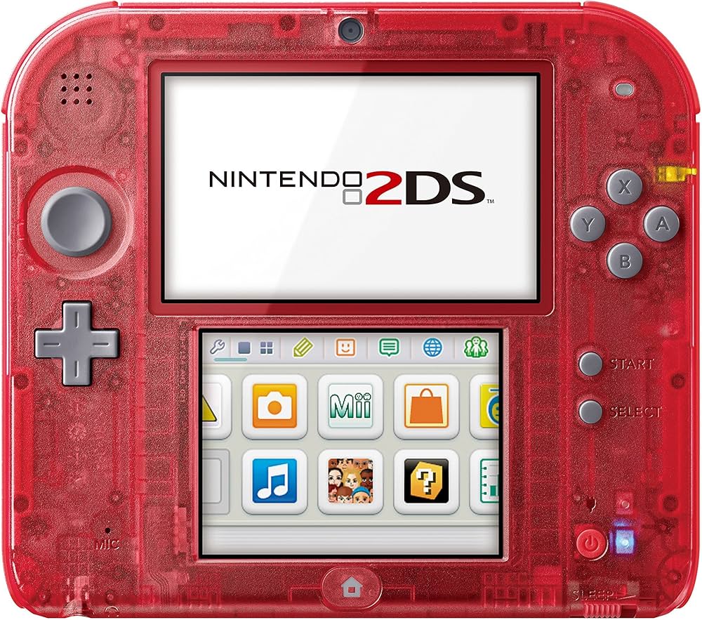 Amazon.com: Nintendo 2DS - Crystal Red (Used) [video game