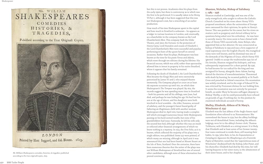 Graffeg Limited 1000 Tudor People.: Melita Thomas: 9781802583083