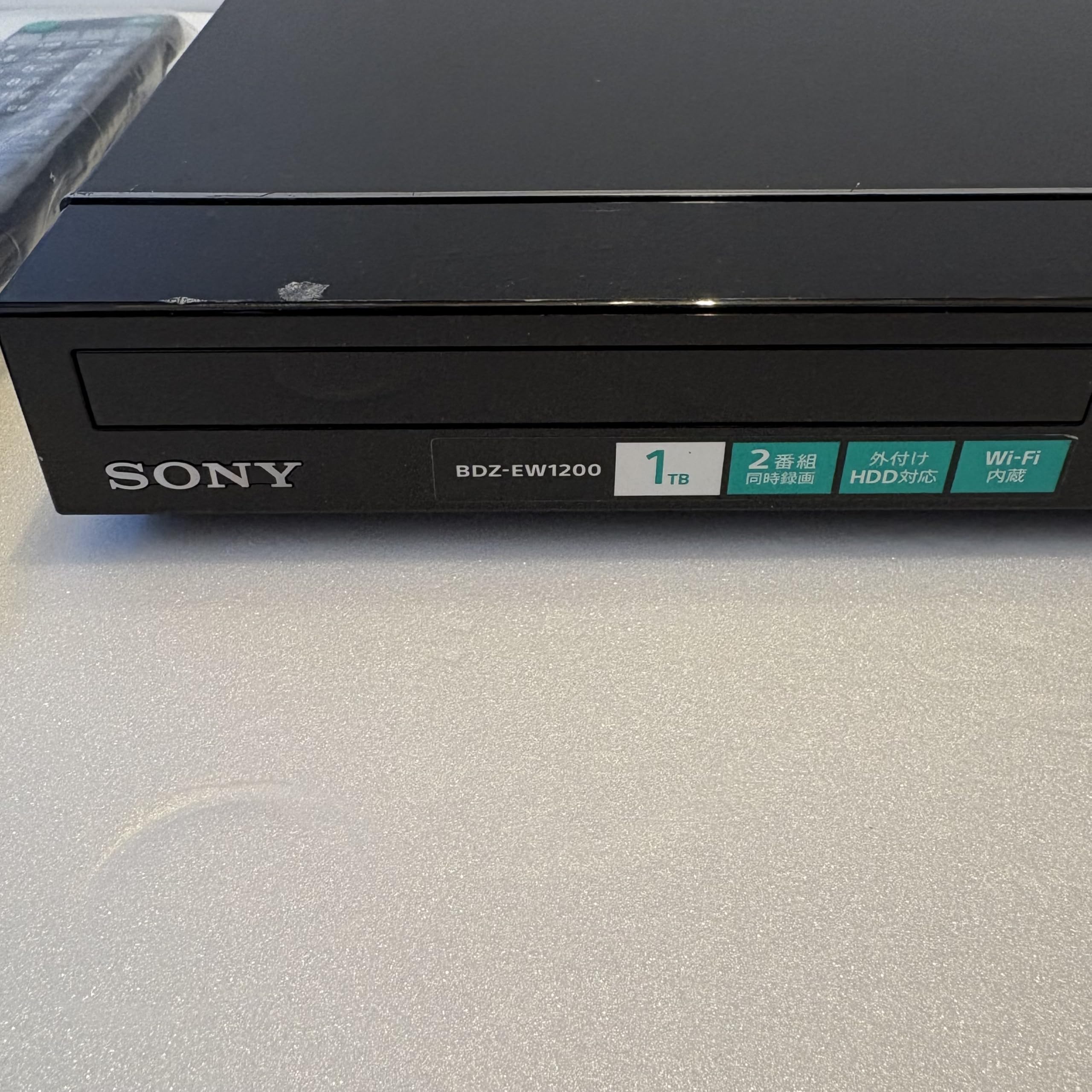 SONY BDZ-EW1200 1TB ブルーレイレコーダー 2番組同時録画 Amazon
