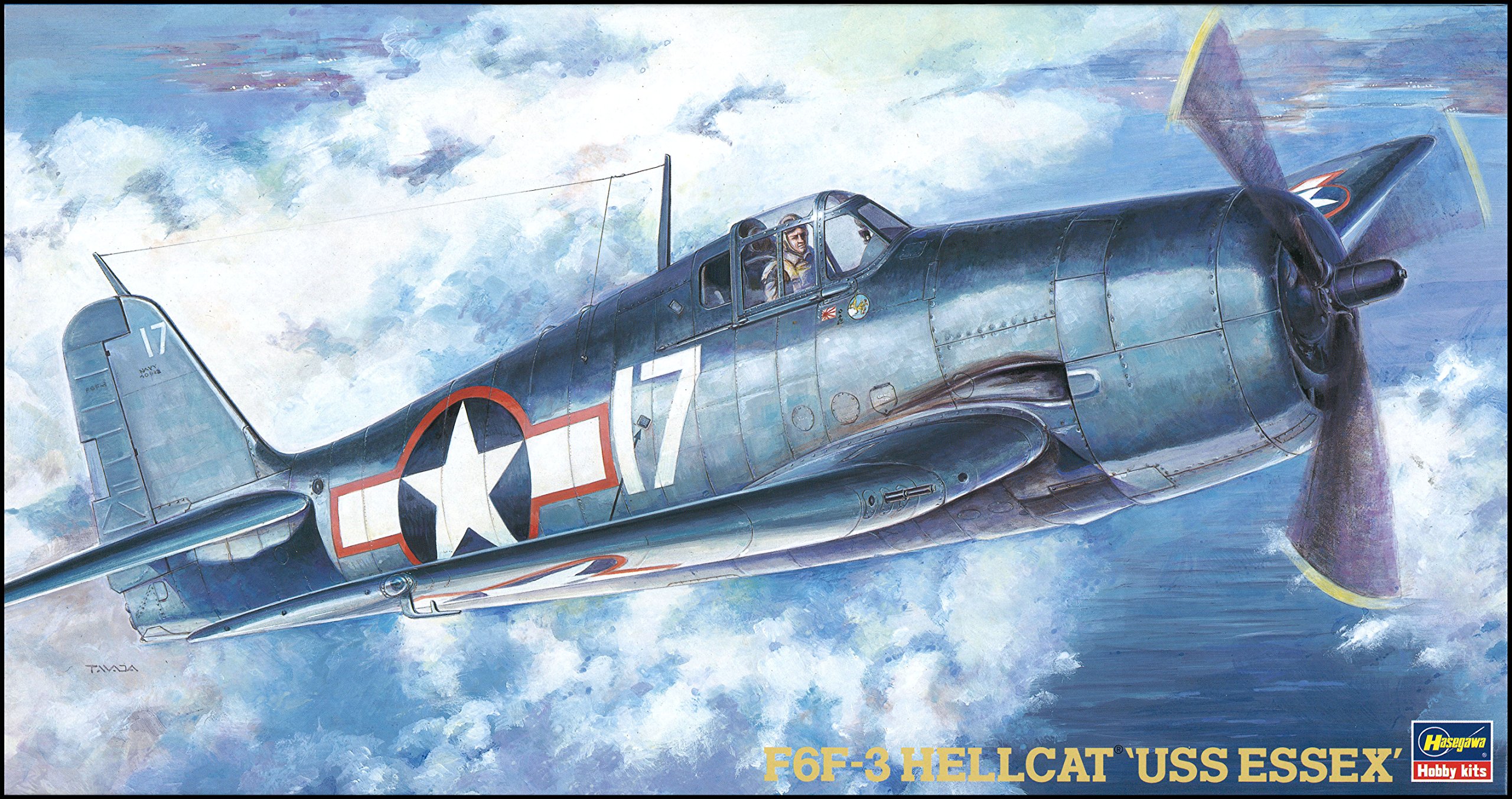 Amazon.com: Hasegawa 1:48 Scale Grumman F6F-3 Hellcat Model Kit