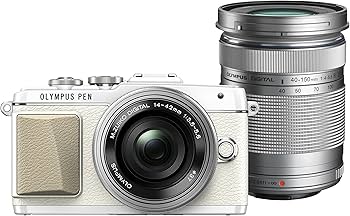 Amazon.com : Olympus Pen Lite E-PL7 (White) with 14-42mm EZ and 40