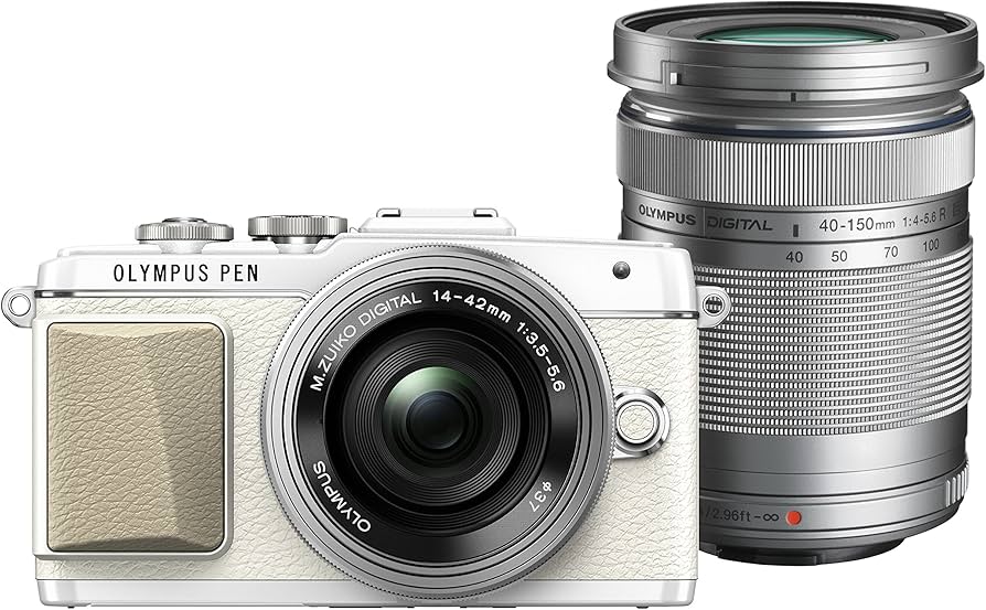 Amazon.com : Olympus Pen Lite E-PL7 (White) with 14-42mm EZ and 40