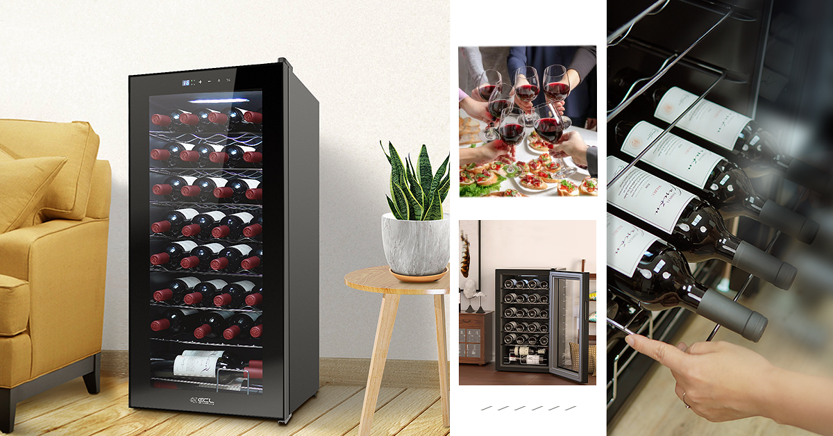 Amazon.co.jp: ECL ワインセラー コンプレッサー式 小型 15本収納