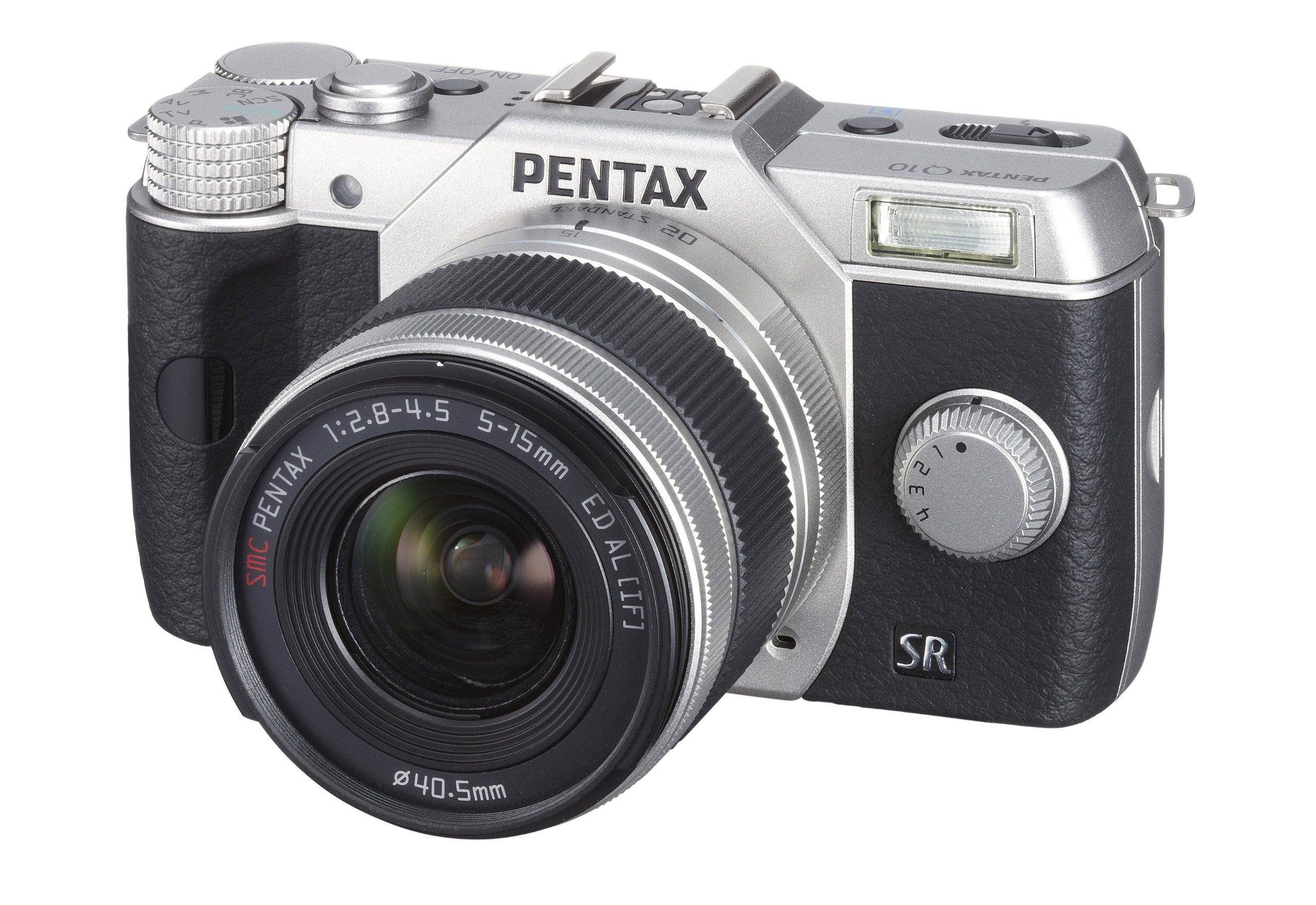Amazon.com : Pentax Q10 12.4MP with 02 zoom lens kit (Silver