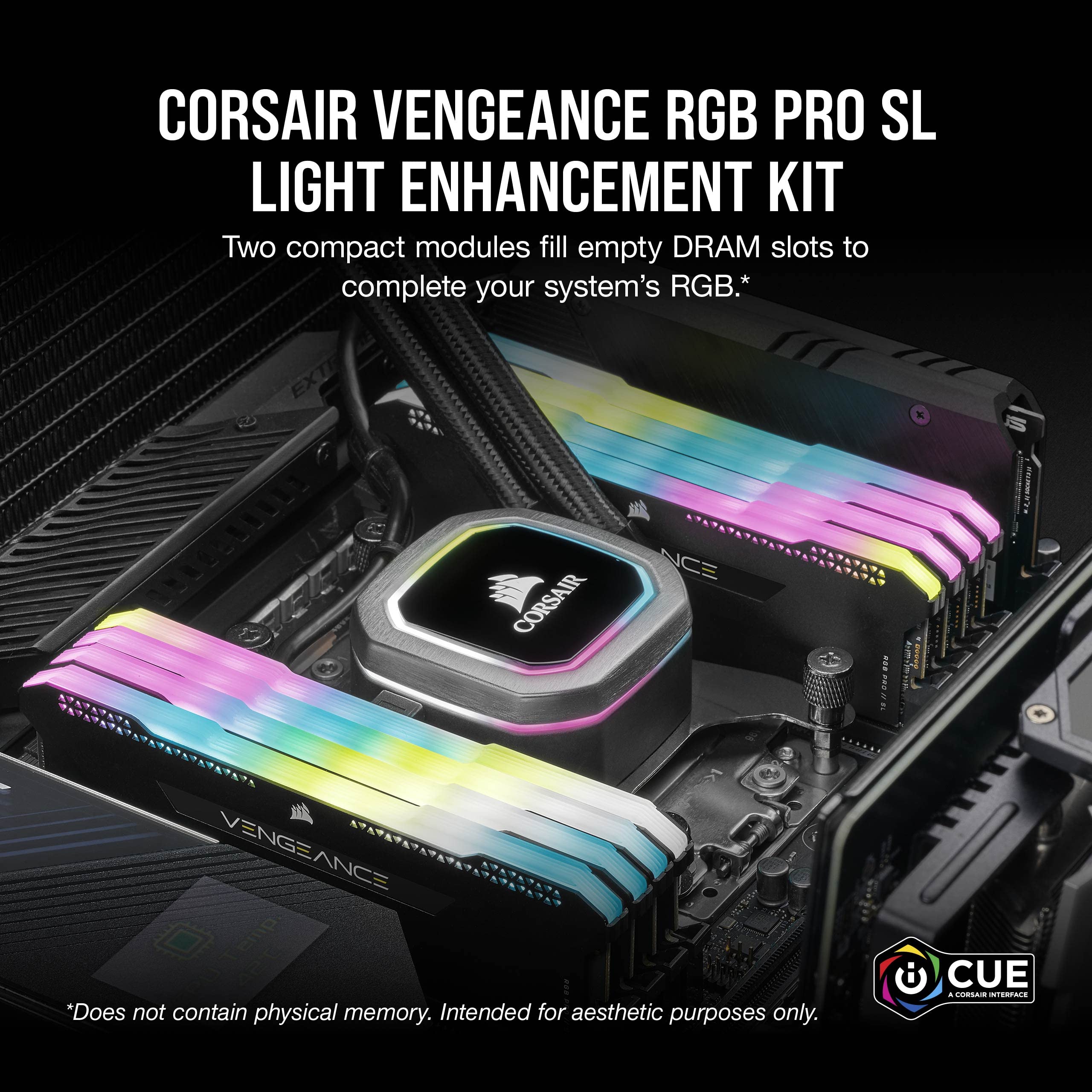 Amazon | Corsair DDR4 デスクトップPC用 ダミーメモリ VENGANCE RGB