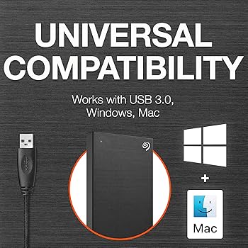 Amazon.com: Seagate One Touch 2TB External Hard Drive HDD – Black