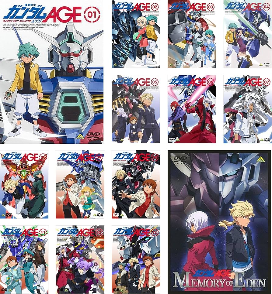 Amazon.co.jp: 機動戦士 ガンダム AGE エイジ TV版全13巻 + MEMORY