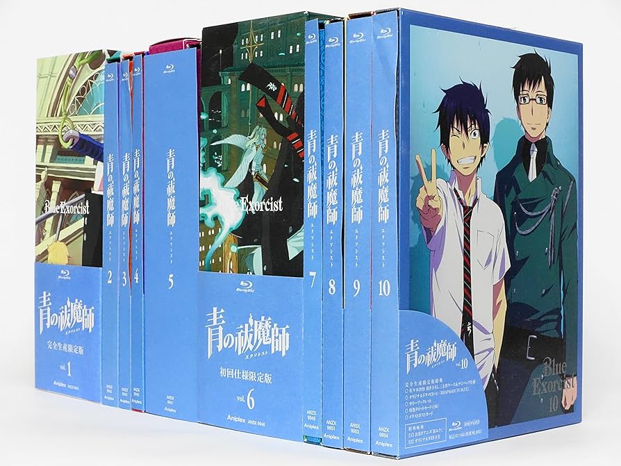 Amazon.co.jp: 青の祓魔師 完全生産限定版 Blu-ray ブルーレイ全10巻