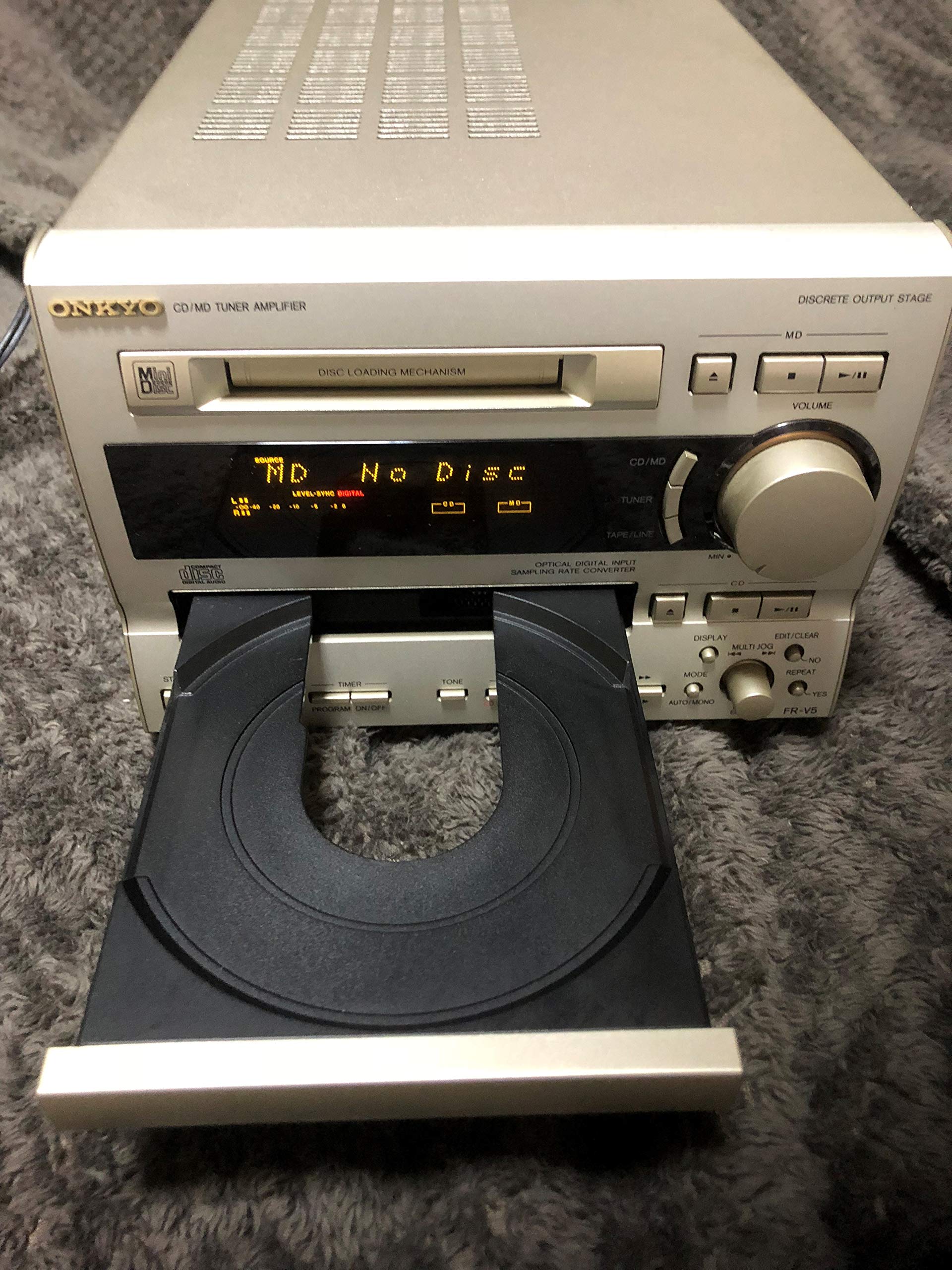 Amazon | ONKYO オンキョー FR-V5 CD/MDチューナーアンプ （CD/MD