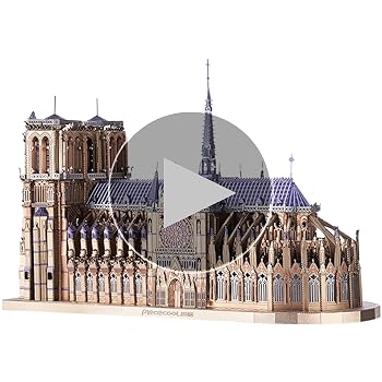 Amazon | Piececool (ピースクール) 立体パズル ノートルダム大聖堂