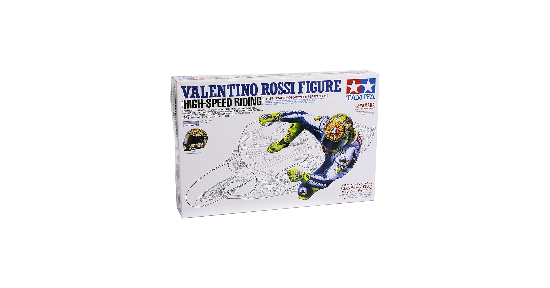 Amazon.com: Tamiya Valentino Rossi 騎士公仔,1/12 : 藝術、手工藝與縫紉