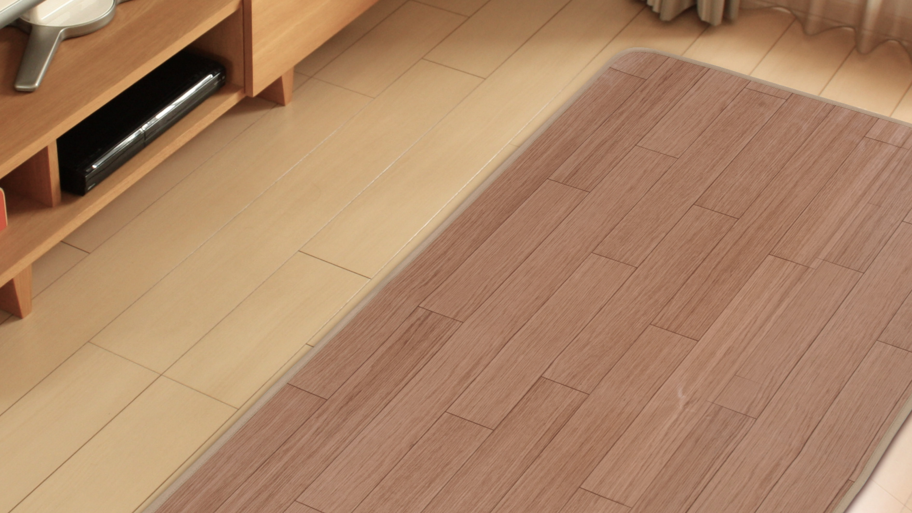 Amazon | ライフジョイ ホットカーペット 1畳 フローリング調 電気