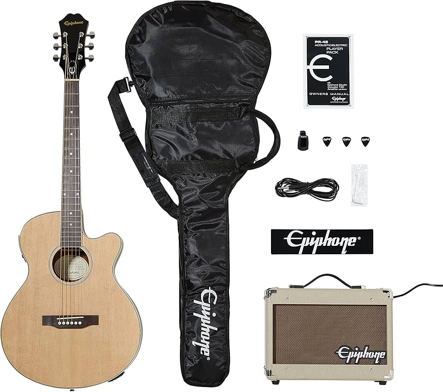 Amazon | Epiphone エピフォン PR-4E エレアコ Player Pack