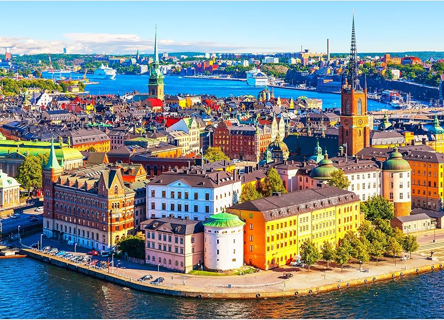 Amazon.co.jp: MISITU ジグソーパズル 1000ピース パズル 風景 町 港町