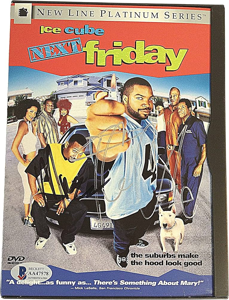 Amazon.com: Autographed Ice Cube Mike Epps Next Friday DVD Cover