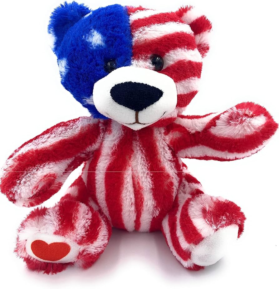 Amazon.co.jp: Aeisage USA クマの国旗ぬいぐるみ クマのぬいぐるみ 8