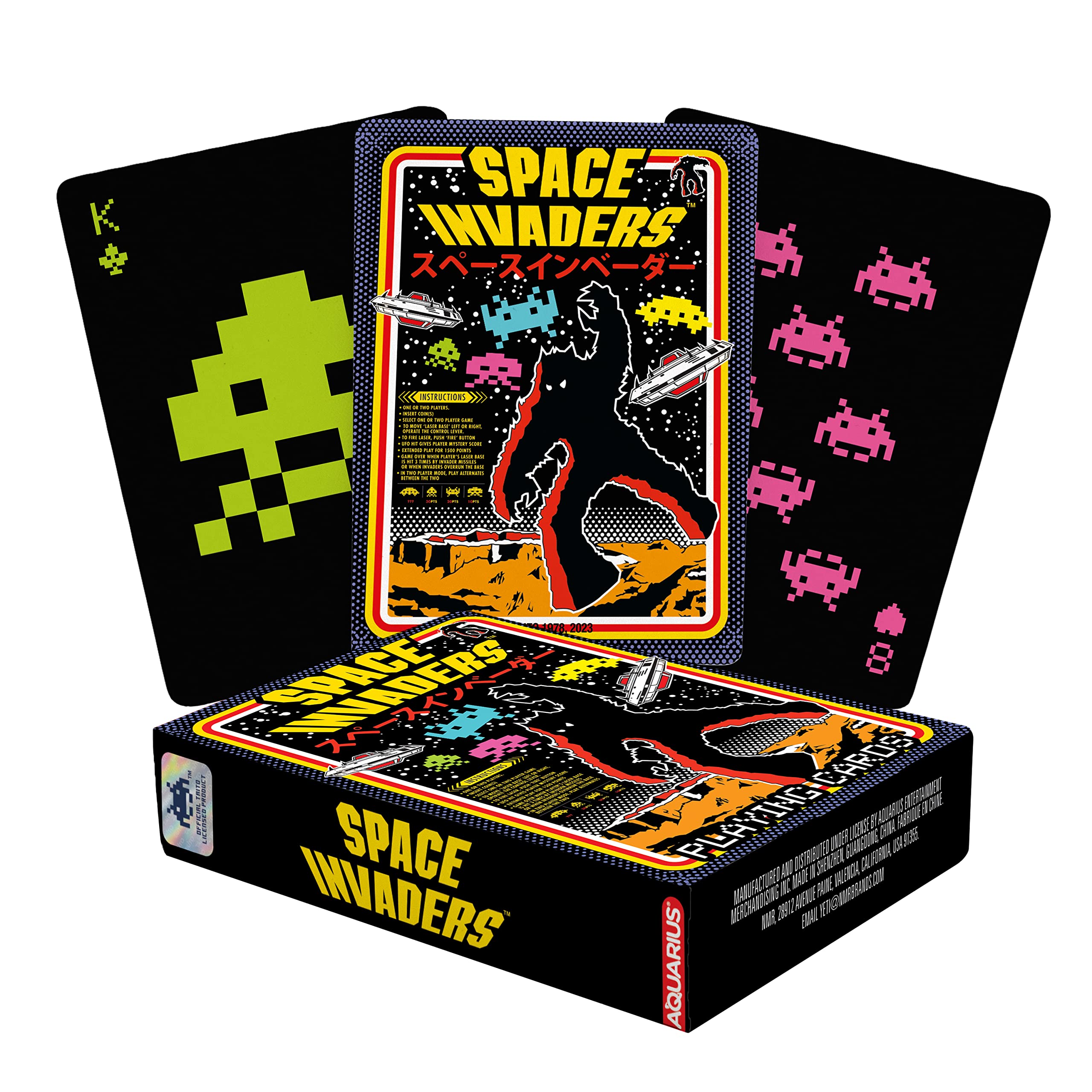 Amazon.co.jp: AQUARIUS Space Invaders トランプ – スペース