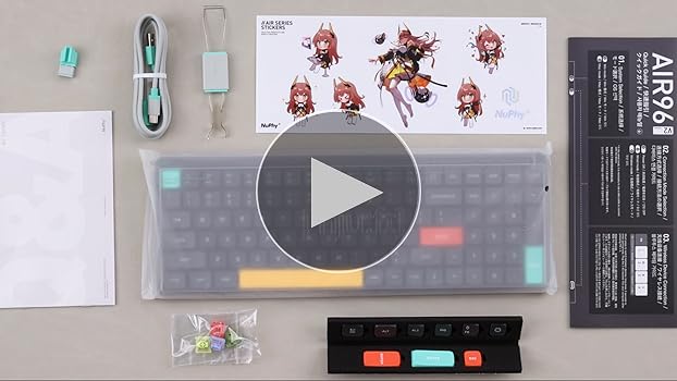 Amazon.com: nuphy Air96 V2 Wireless Mechanical Keyboard,100 Keys