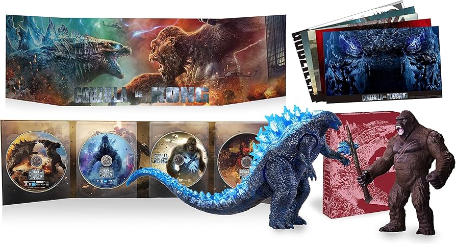 Amazon.co.jp: ゴジラvsコング 完全数量限定生産4枚組 ムービー