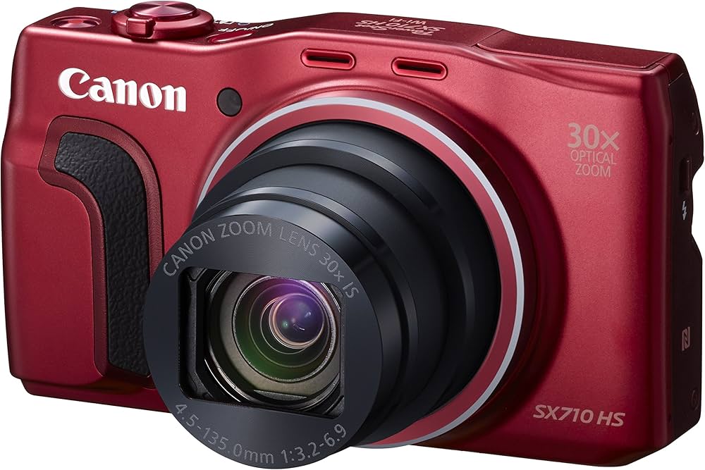 Amazon | Canon デジタルカメラ PowerShot SX710 HS レッド 光学30倍