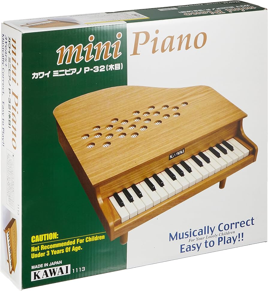 Amazon.co.jp: KAWAI ミニピアノ P-32 (木目) : おもちゃ