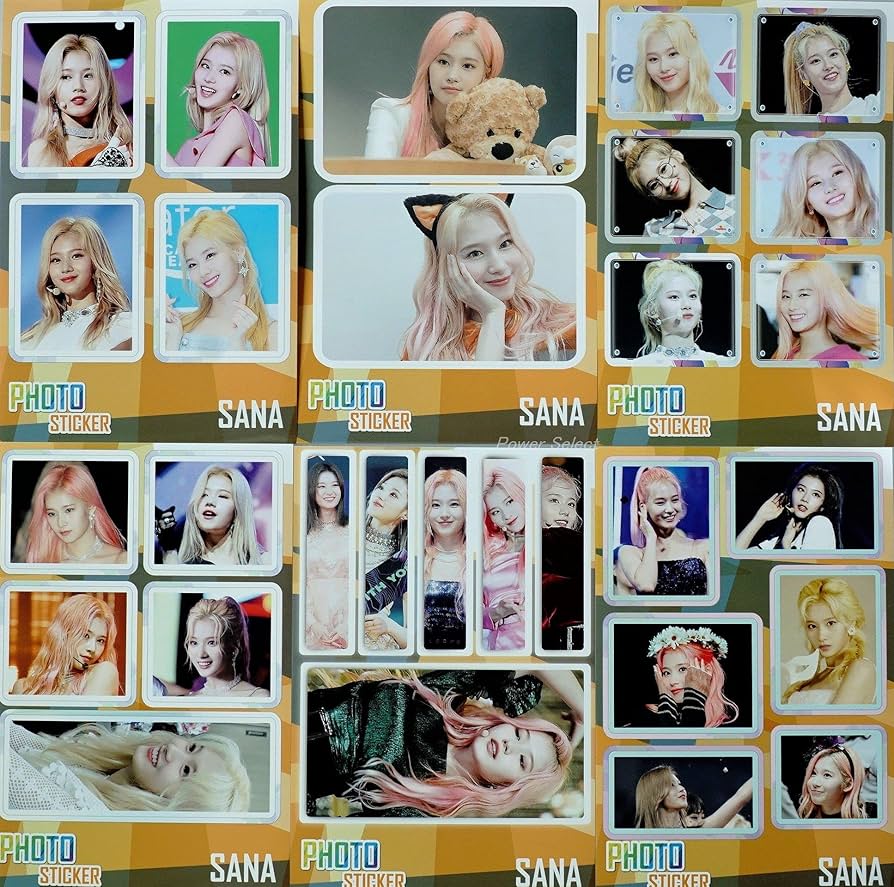 Amazon.co.jp: TWICE トゥワイス SANA サナ グッズ 【ステッカーセット