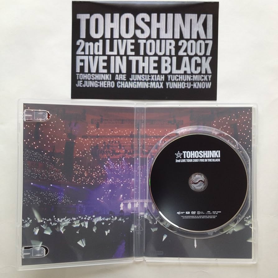 Amazon.co.jp: 2nd LIVE TOUR 2007 ~Five in the Black~〈通常盤
