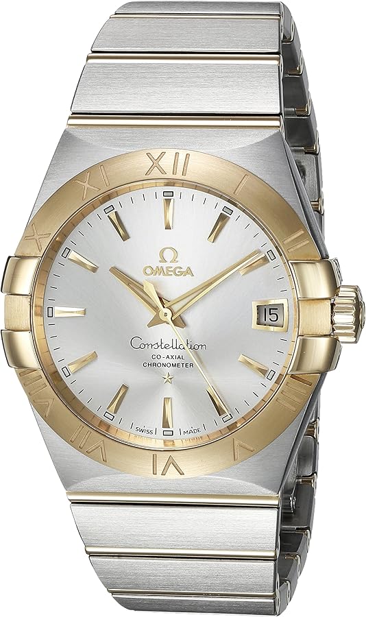Amazon.com: Omega Men's 123.20.38.21.02.002 Constellation Silver