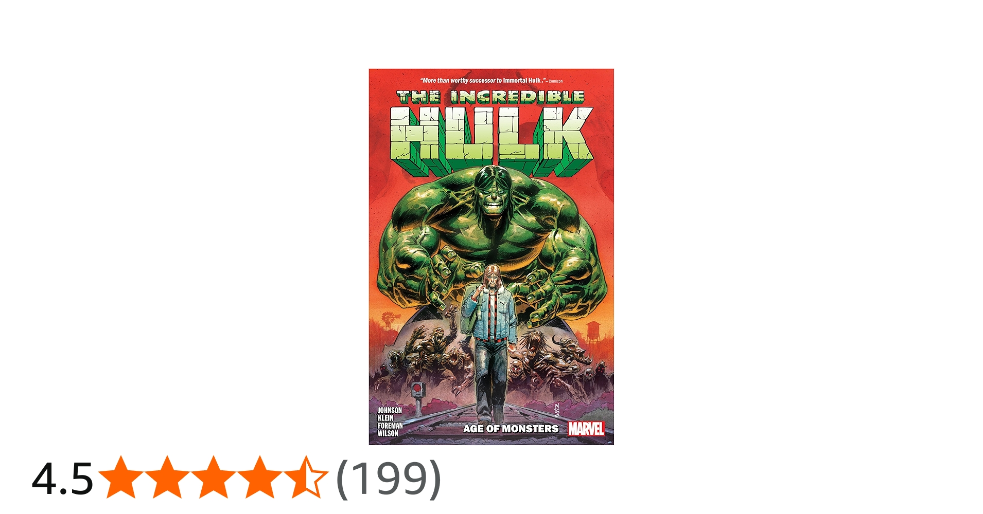 Amazon | Incredible Hulk Vol. 1: Age Of Monsters | Johnson