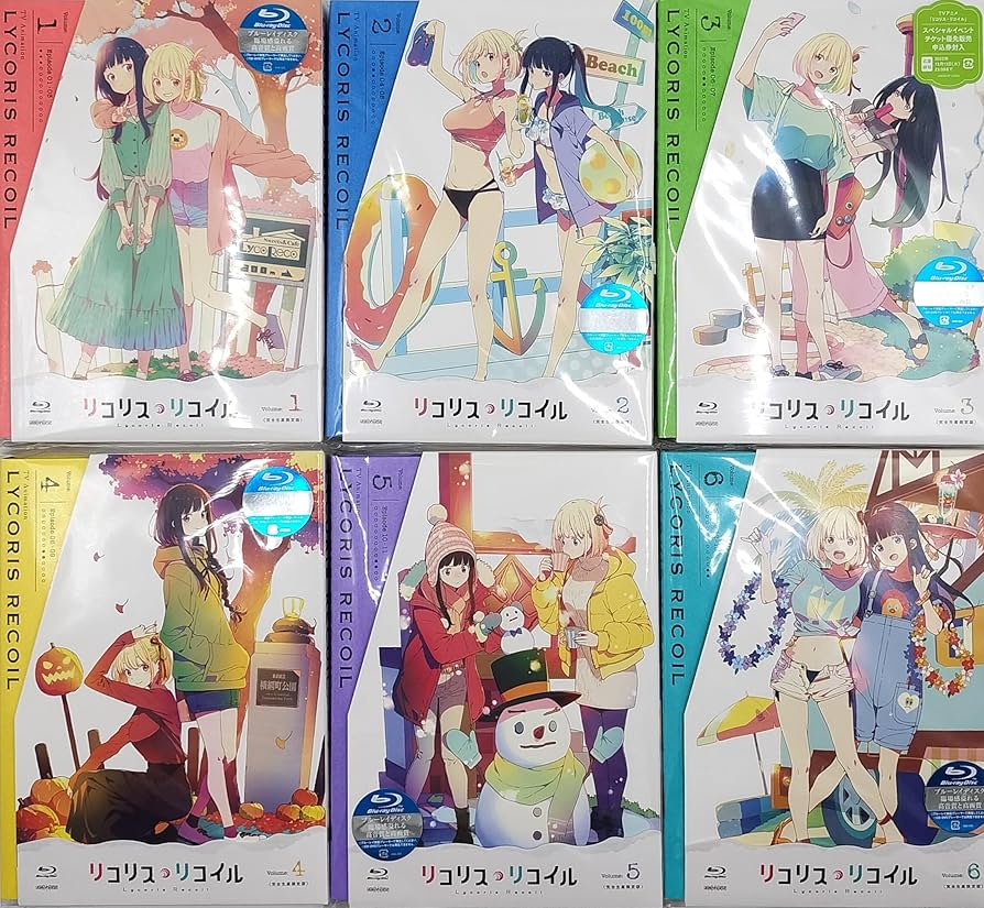 Amazon.co.jp: 【Blu-ray】リコリス・リコイル 完全生産限定版 全6巻