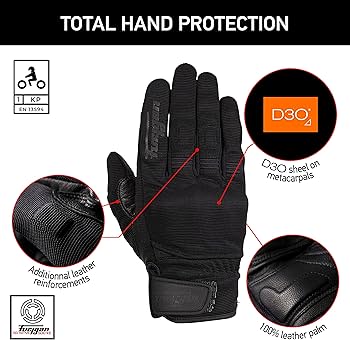 Amazon | Furygan(フリュガン) JET D3O® メンズ バイク用グローブ