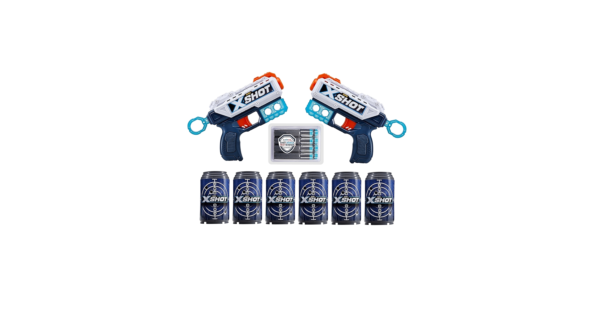 Amazon.com: XSHOT Excel Double Kickback Foam Dart Blaster Combo
