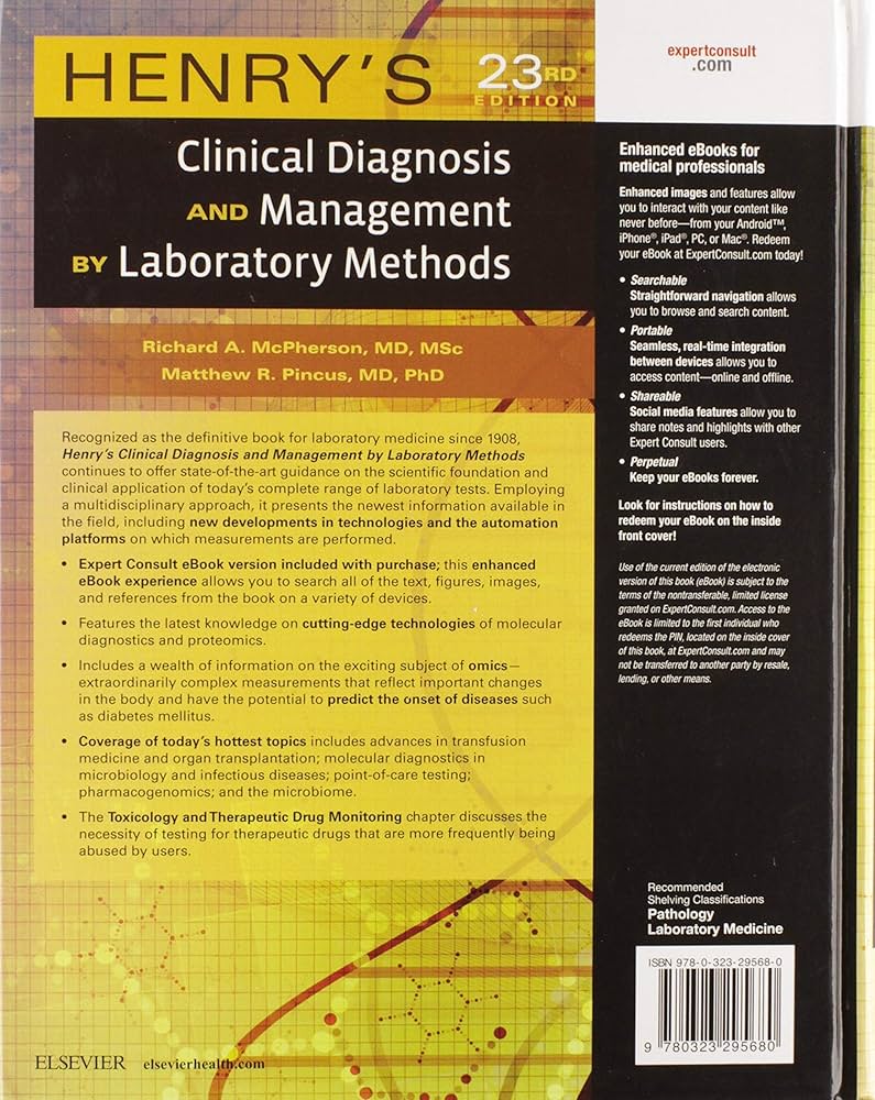 Amazon | Henry's Clinical Diagnosis and Management by Laboratory