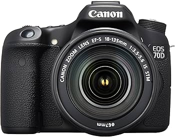 Amazon.com : Canon EOS 70D Digital SLR Camera with 18-135mm STM