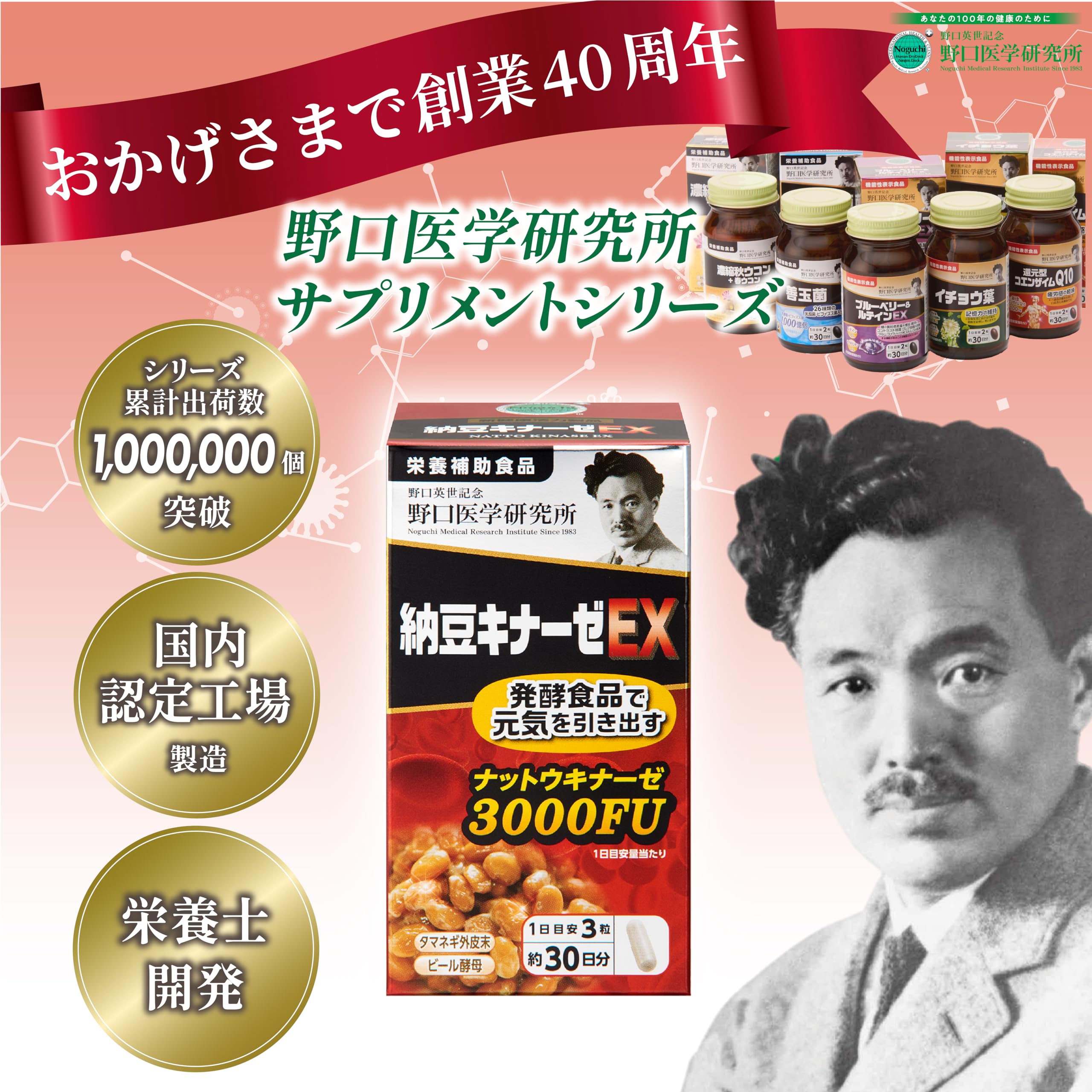 Amazon | 野口医学研究所 野口サプリメントシリーズ 納豆キナーゼEX