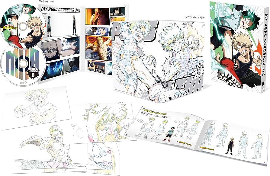Amazon.co.jp: 僕のヒーローアカデミア 3rd Vol.8 Blu-ray (初回生産